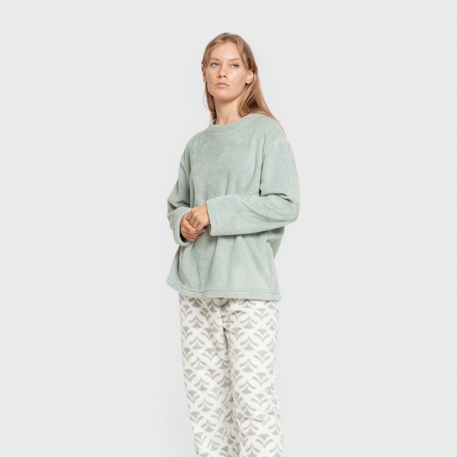 Pijama coral Etea verde tiffany