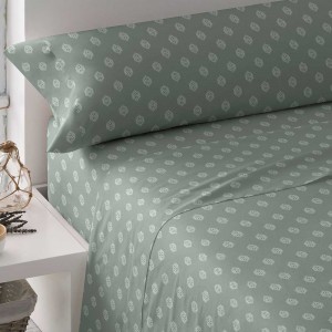 Set di lenzuola cotone Boga verde tiffany