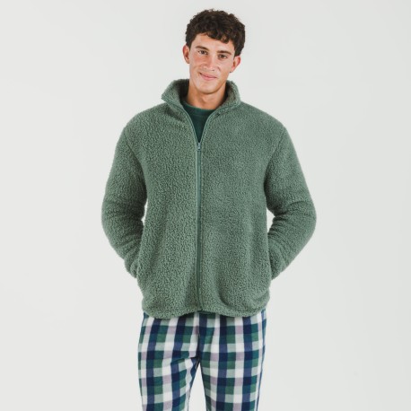 Felpa in sherpa uomo online