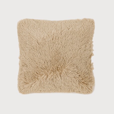 Cuscino quadrato pelo sherpa 45x45