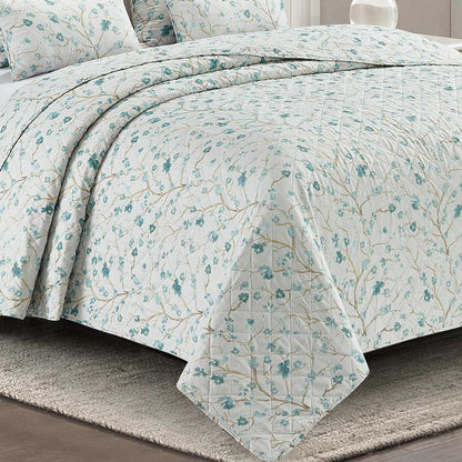 Colcha bouti Samanta verde tiffany