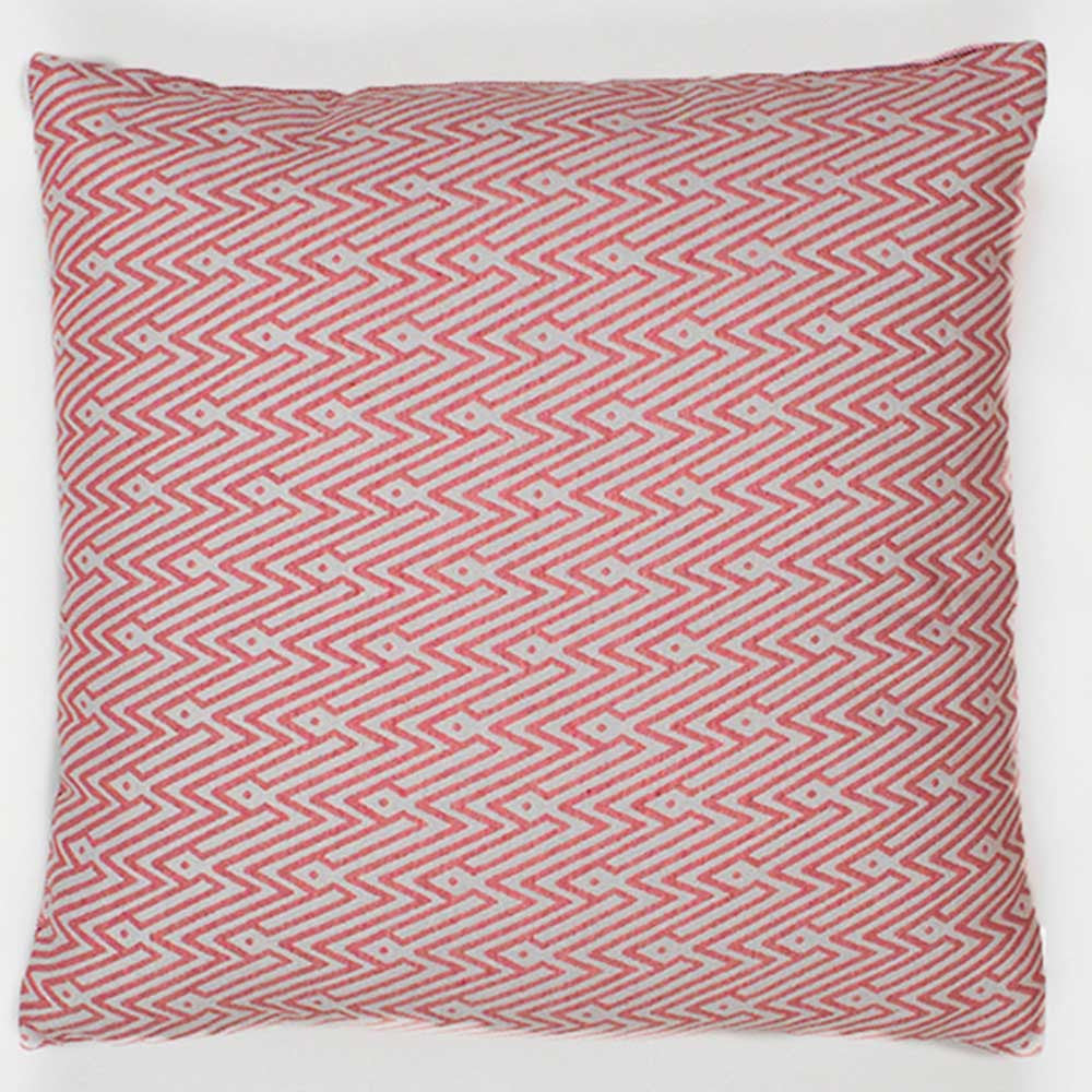 CUSCINO MADRAS JACQUARD 04 ROSA