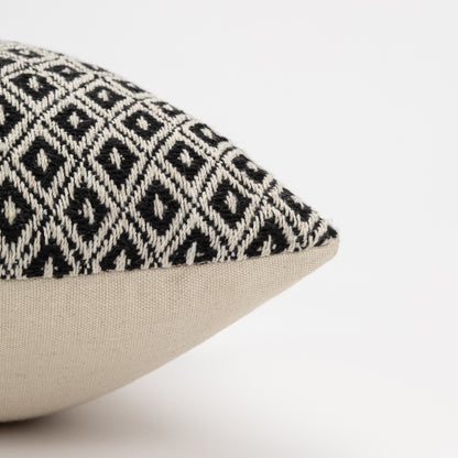 CUSCINO RENE IN COTONE A ROMBO