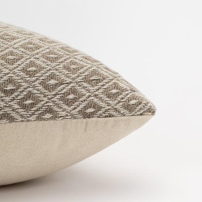 CUSCINO RENE IN COTONE A ROMBO