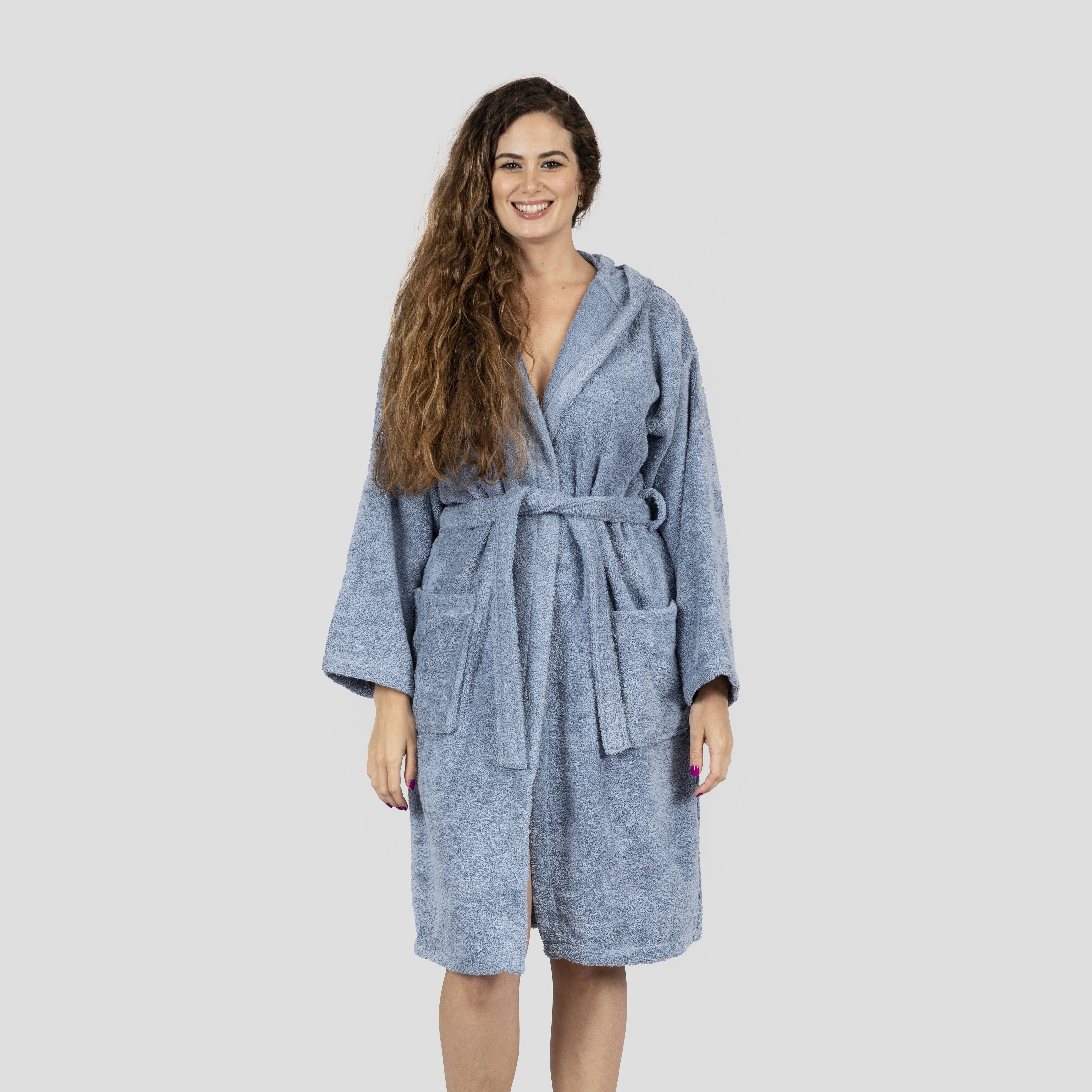 ACCAPPATOIO CON CAPPUCCIO 450 GR. TINTA UNITA