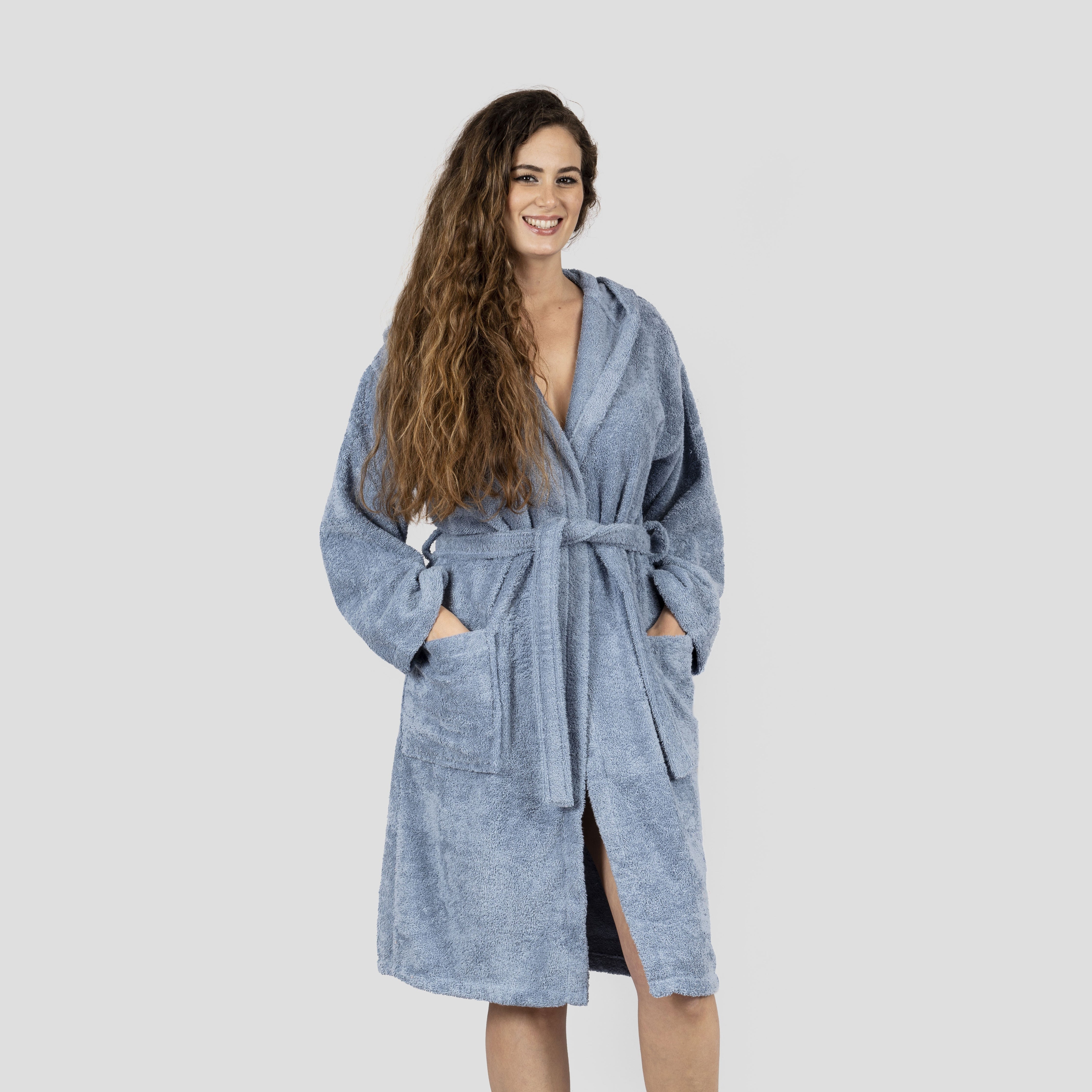 ACCAPPATOIO CON CAPPUCCIO 450 GR. TINTA UNITA