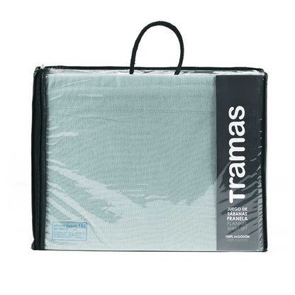 SET LENZUOLA IN FLANELLA SOLIDA