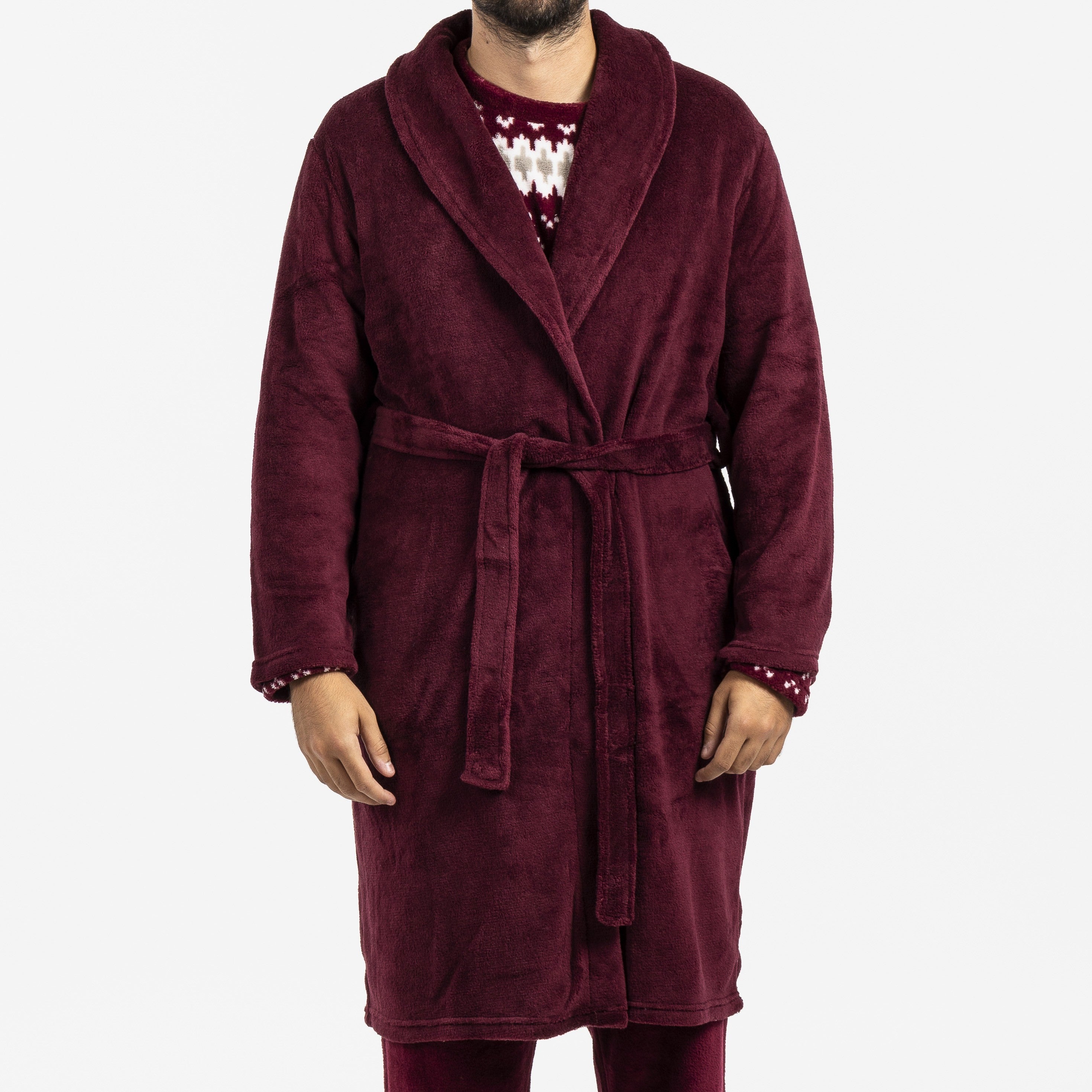 VESTAGLIA CORALLO DA UOMO SOLIDO