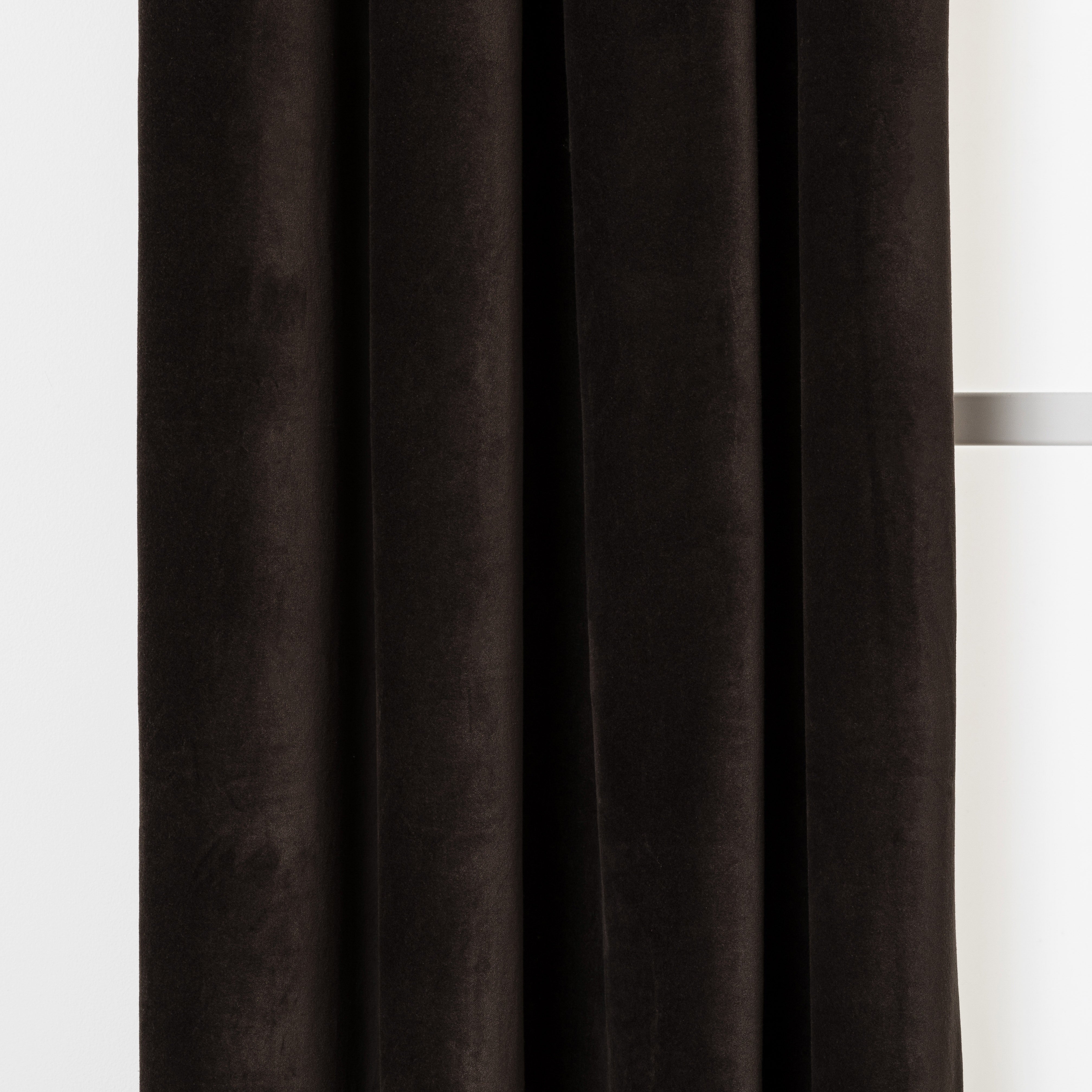 TENDA CON OCCHIELLI IN VELLUTO DI COTONE 140X260CM