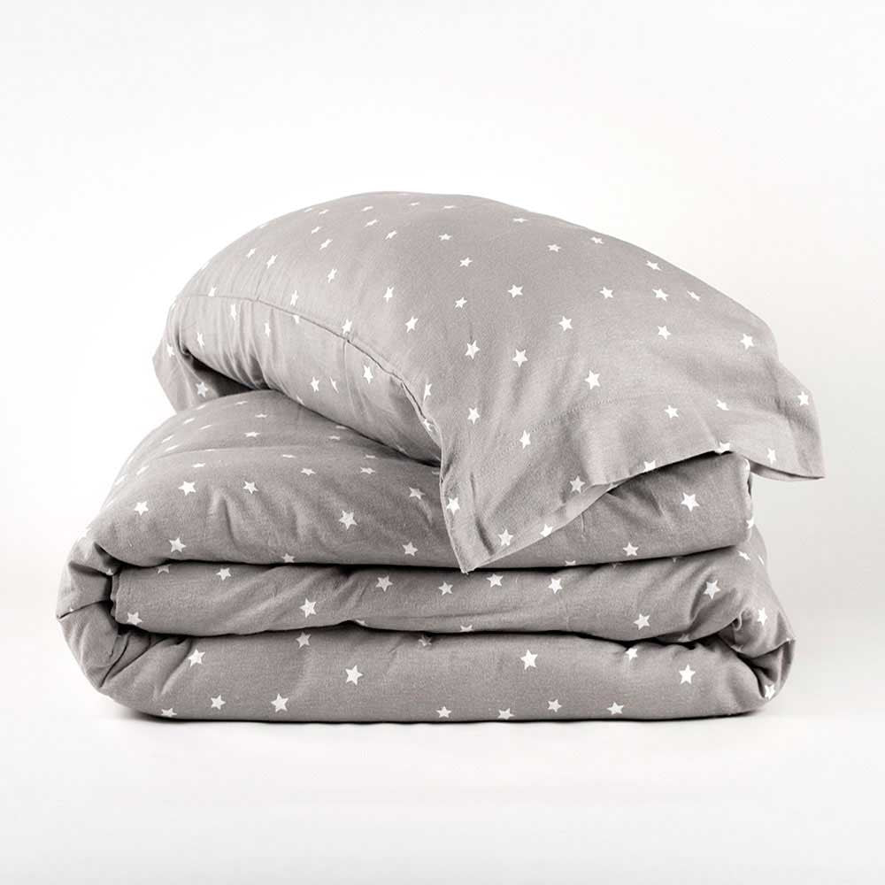 Copripiumino in flanella a forma di stella