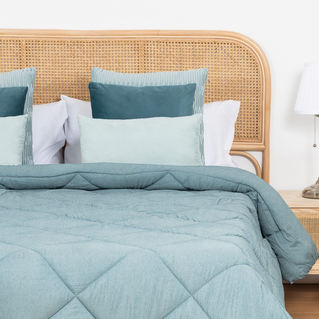 PIUMINO TINTA UNITA EFFETTO CONSUMATO