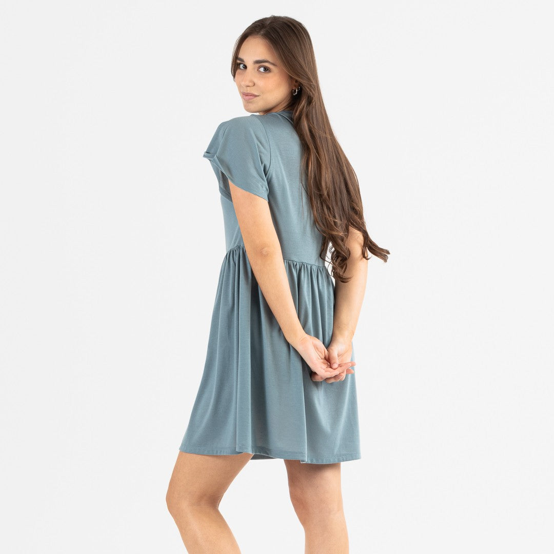 CAMICIA DA NOTTE A MANICHE CORTE