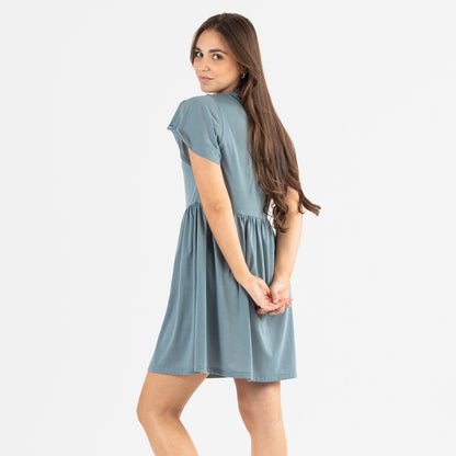 CAMICIA DA NOTTE A MANICHE CORTE