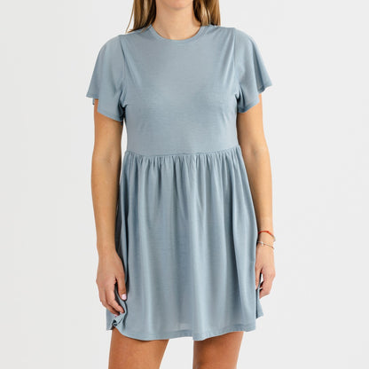 CAMICIA DA NOTTE A MANICHE CORTE