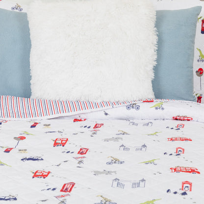 Colcha bouti York azul marino