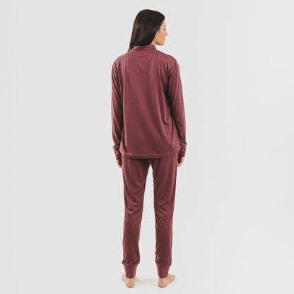 Completo sportivo da donna con giacca e cerniera semplice