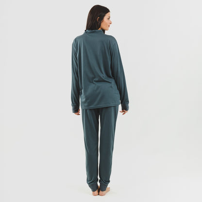 Completo sportivo da donna con giacca e cerniera semplice