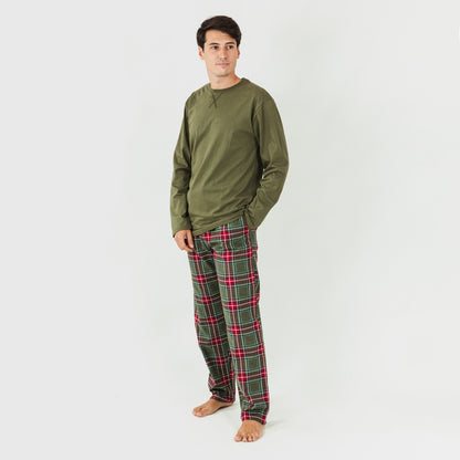 PIGIAMA DA UOMO IN FLANELLA A QUADRI MILTON