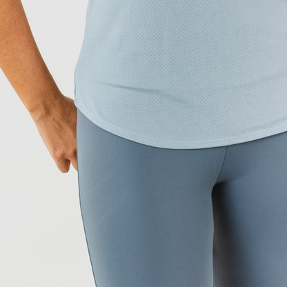 Completo sportivo da donna con leggings lunghi, modello M/C