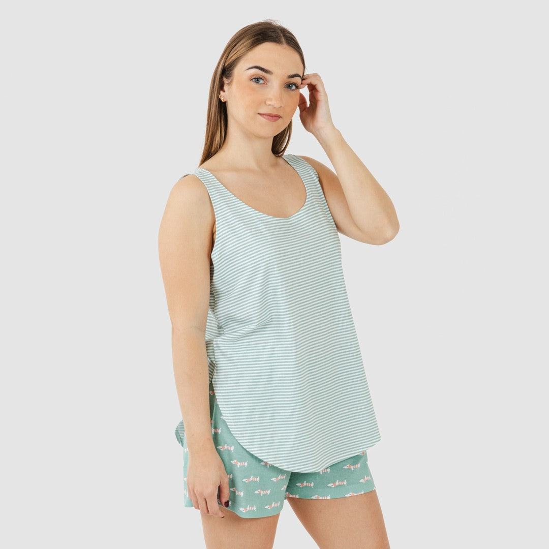 PIGIAMA CON SPALLINE ALG DA DONNA PONDER