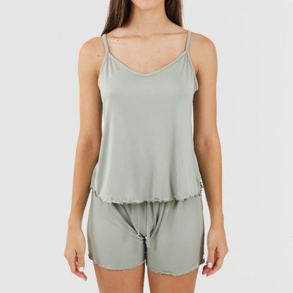 PIGIAMA DA DONNA MORBIDO E SEMPLICE CON SPALLINE