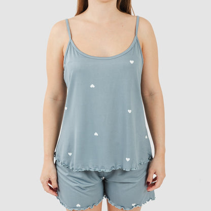 PIGIAMA DA DONNA CON SPALLINE SOFT HEARTS