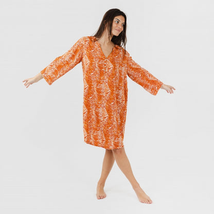 CAMICIA CON SUOLA IN VISCOSA