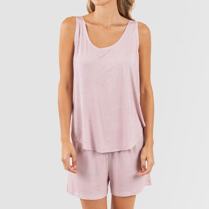 PIGIAMA CON SPALLINE IN VISCOSA DA DONNA MELANIE