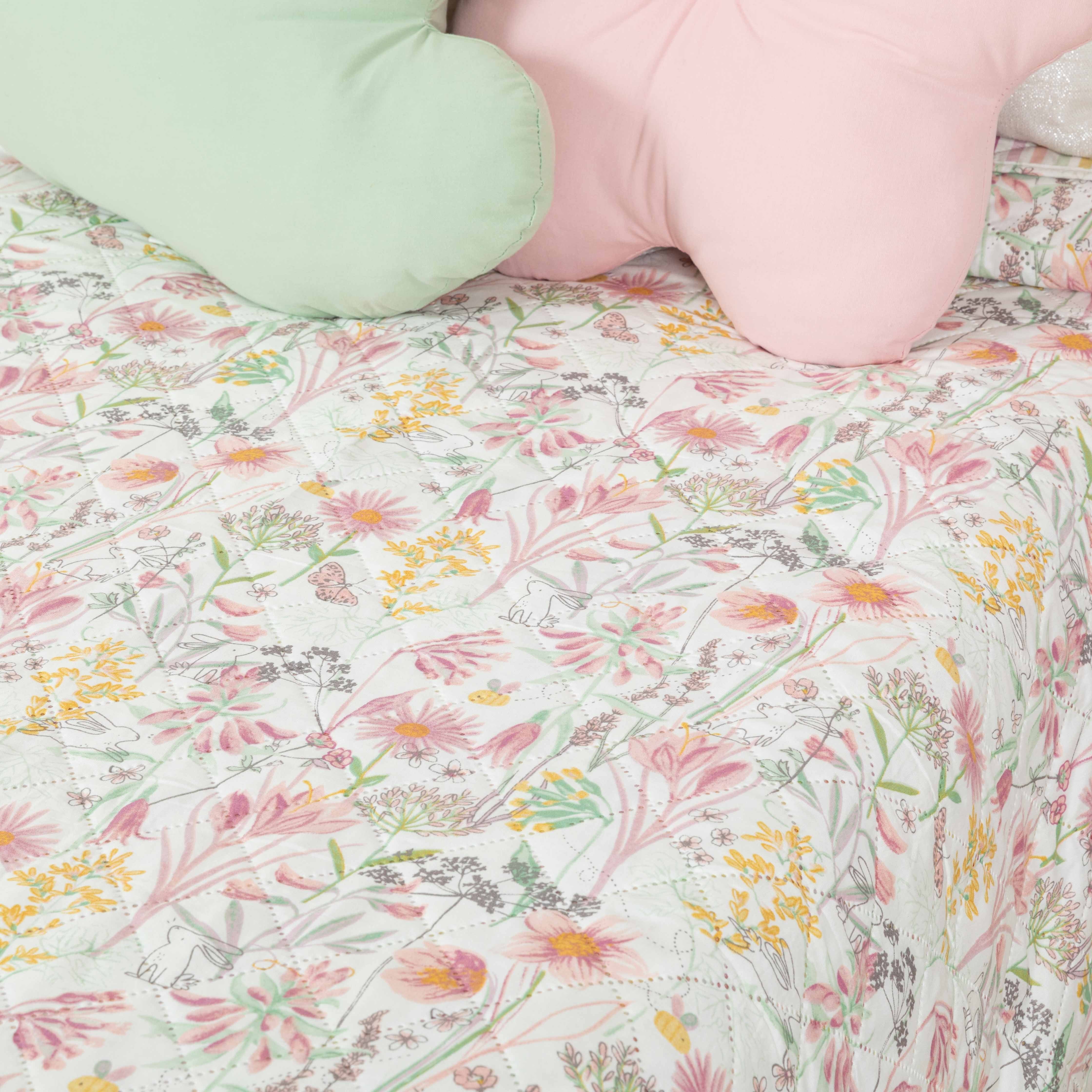 Colcha bouti Ainhoa rosa