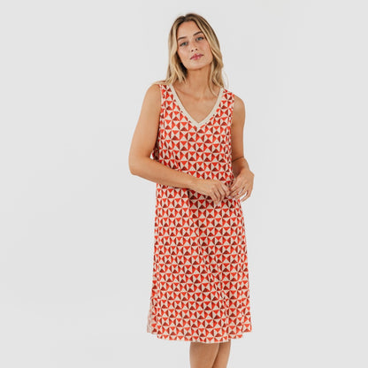 Abito MIDI morbido con spalline Tucson