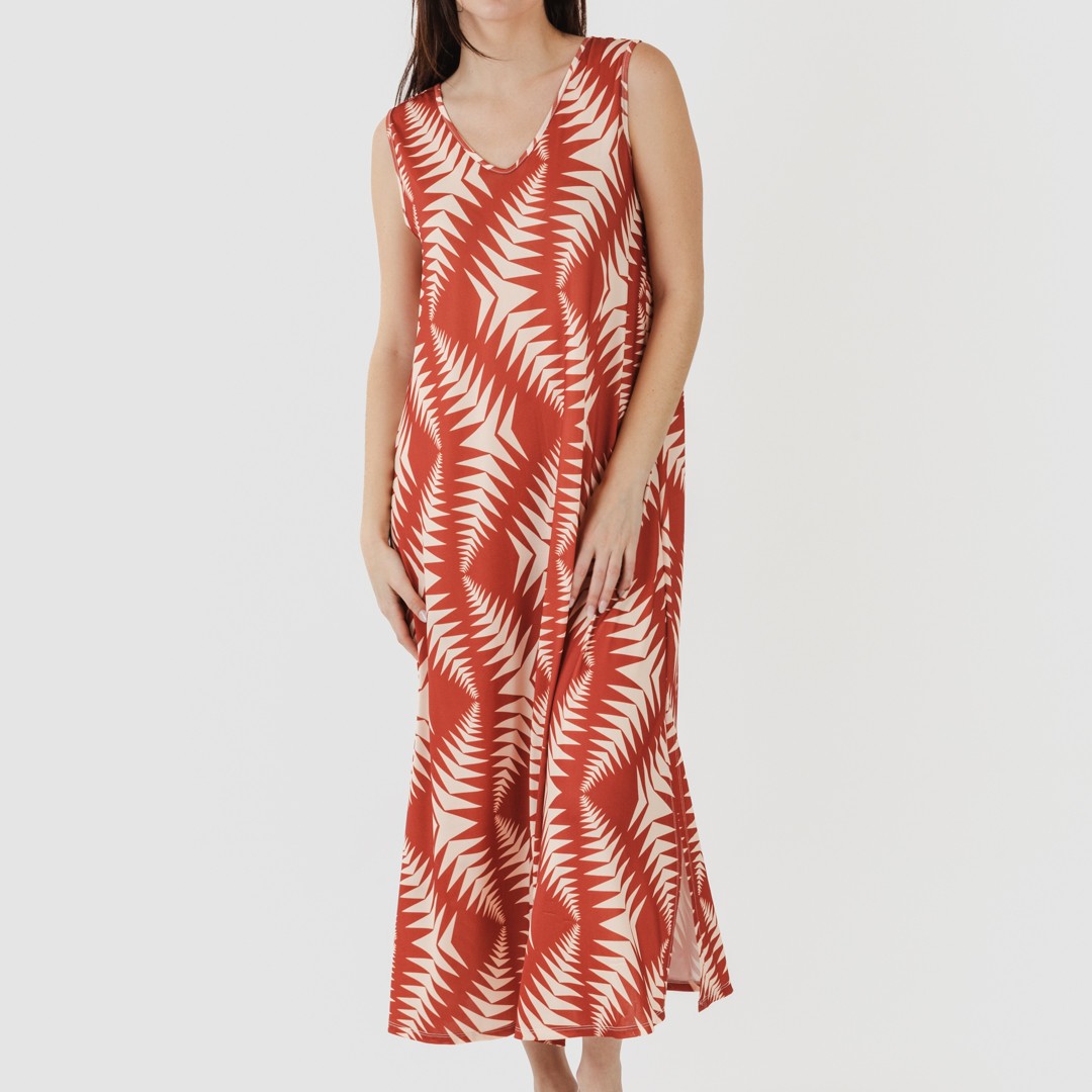 ABITO LUNGO MADISON CON SPALLINE MORBIDE