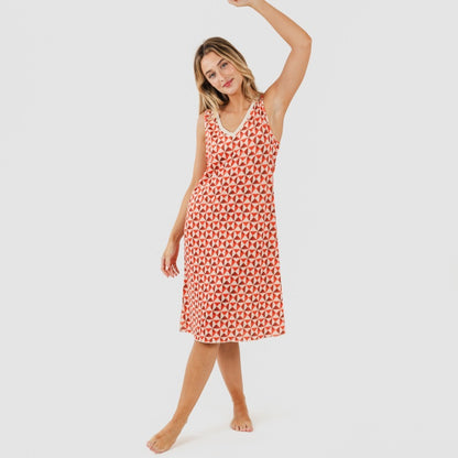 Abito MIDI morbido con spalline Tucson