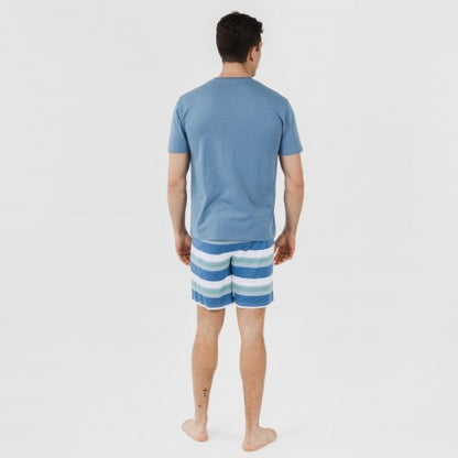 Pigiama corto a righe da uomo MARK