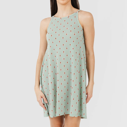 ABITO CORTO ALESSIA IN CREPE CON SPALLINE