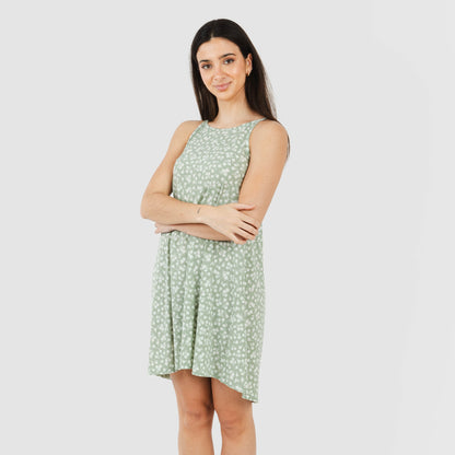 ABITO CORTO IN CREPE CON CINTURINO ONIRIS