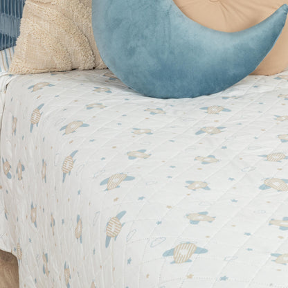 Colcha bouti Bennet indigo