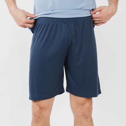COMPLETO SPORTIVO PANTALONCINI TECNICI SEMPLICI DA UOMO