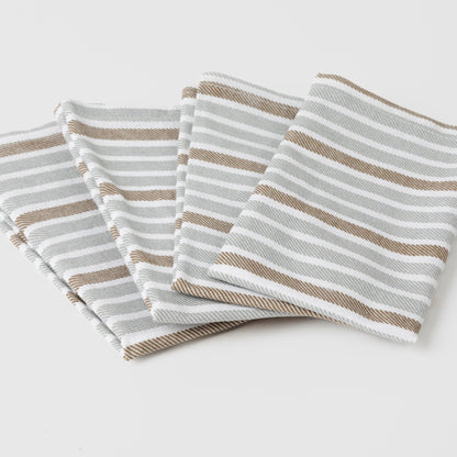 SET DI 4 TOVAGLIOLI A RIGHE GUTI CR-30024