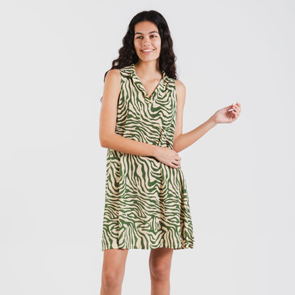 ABITO CON SCOLLO A REVERS MORBIDO CRT PALMINA