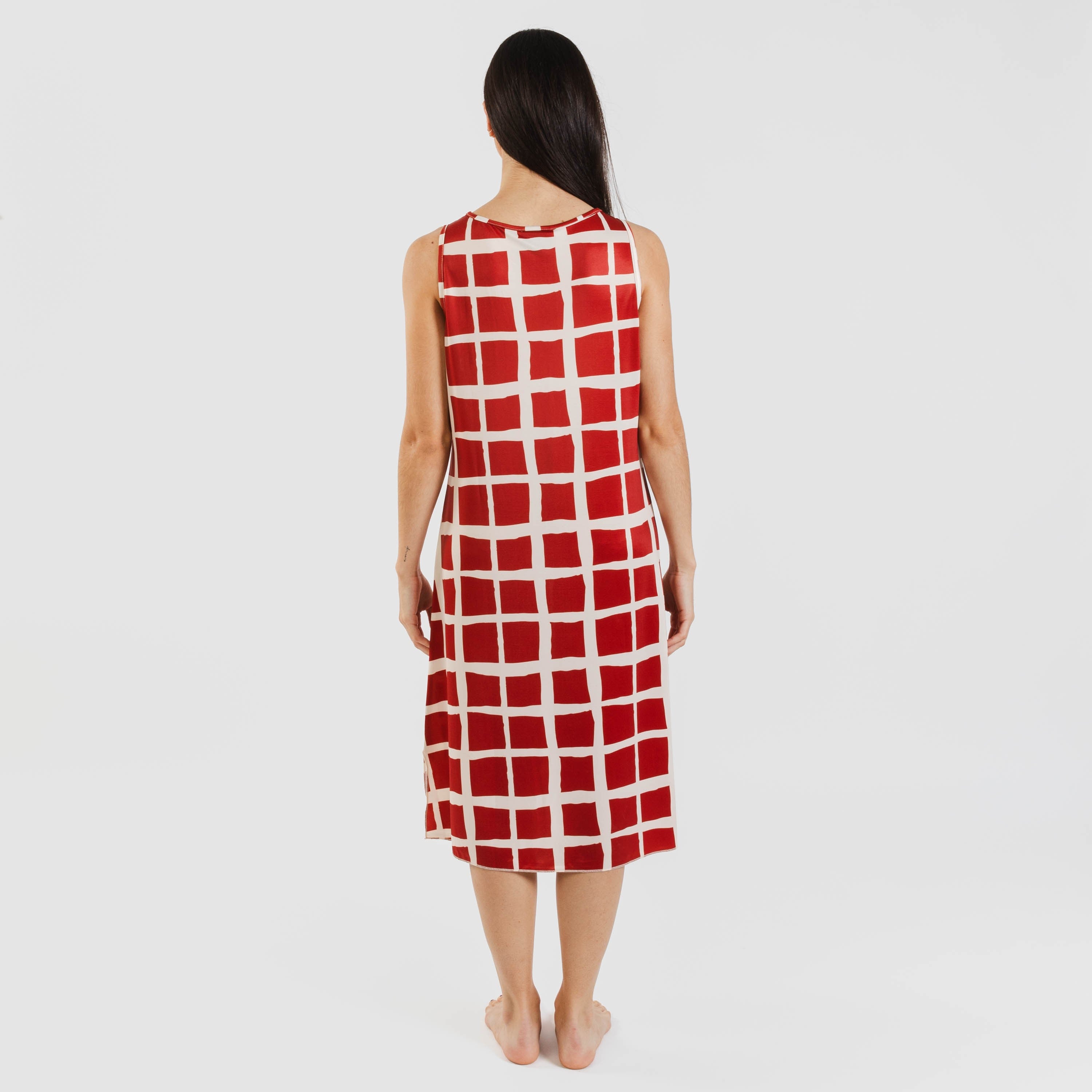 ABITO MIDI NAROA MORBIDO CON SPALLINE