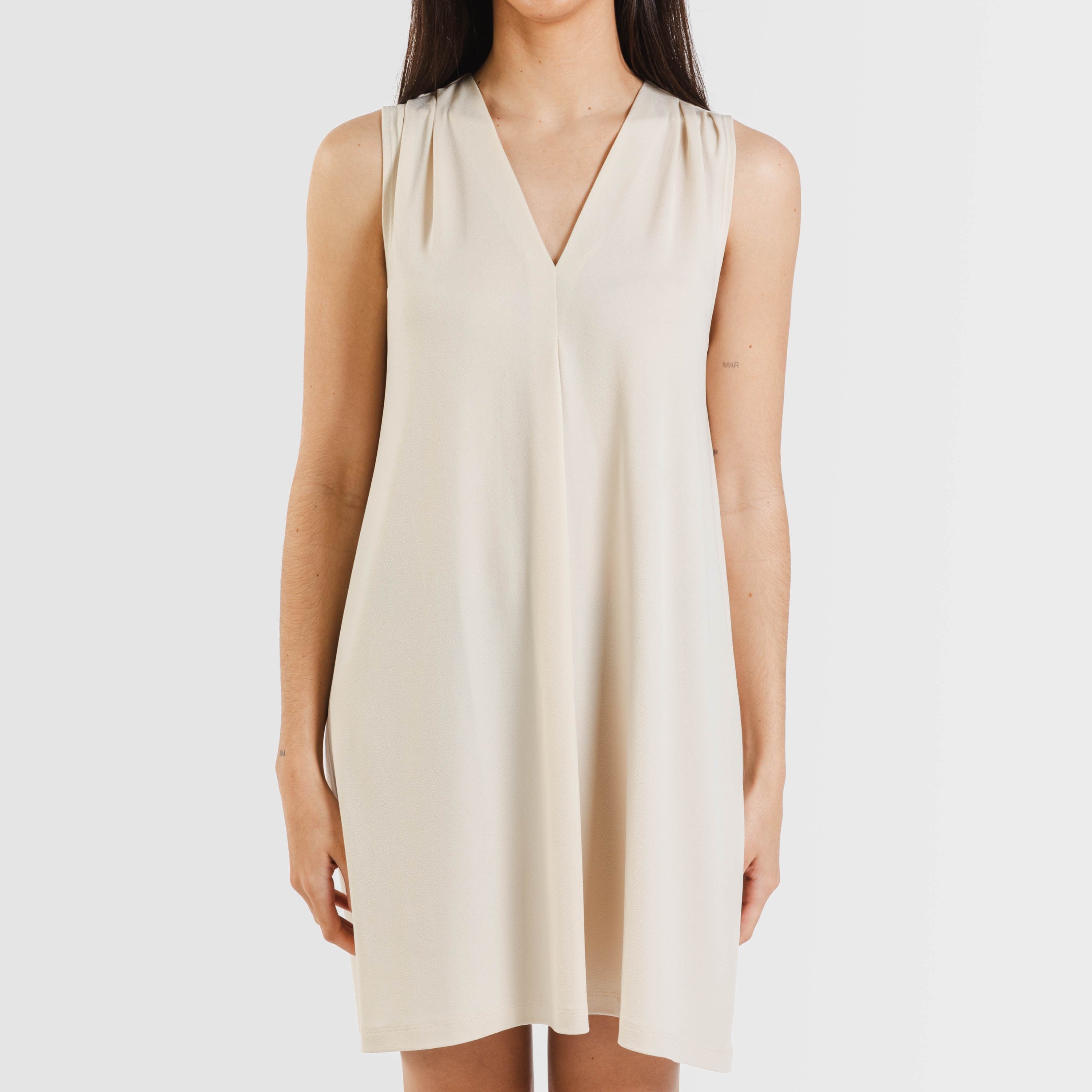 ABITO CORTO IN CREPE SEMPLICE