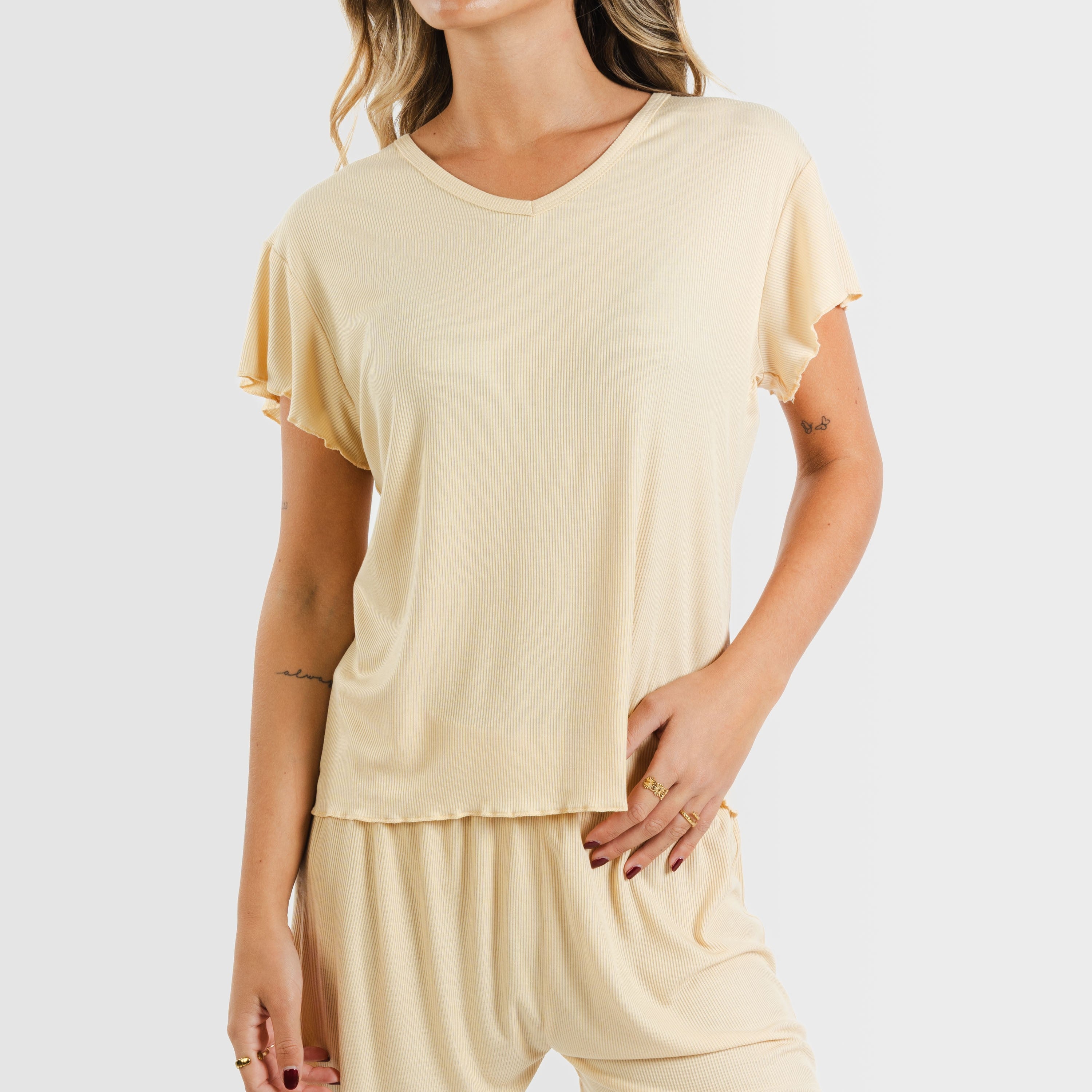 CRT M/CRT PIGIAMA DONNA IN VISCOSA A COSTINE