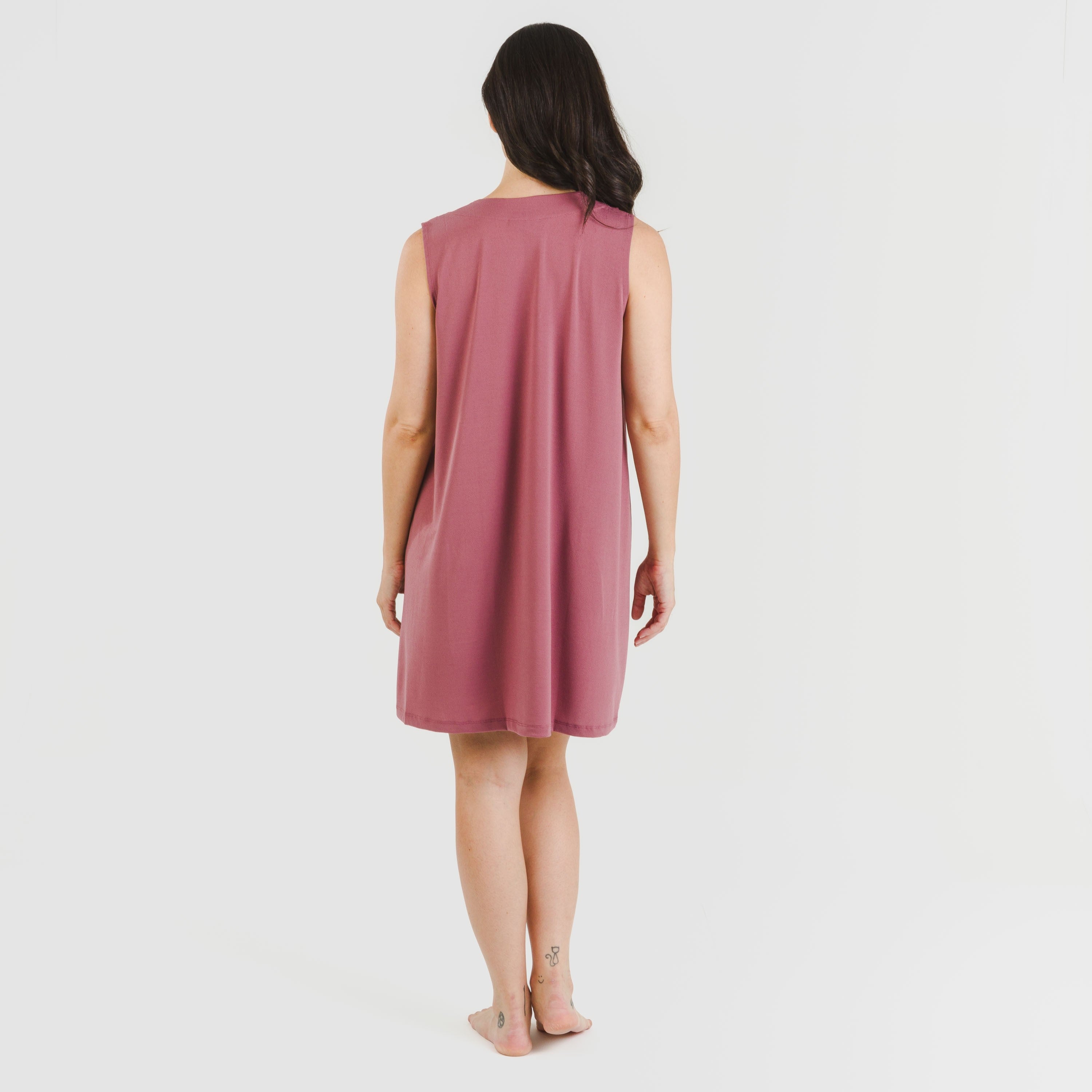 ABITO CORTO IN CREPE SEMPLICE