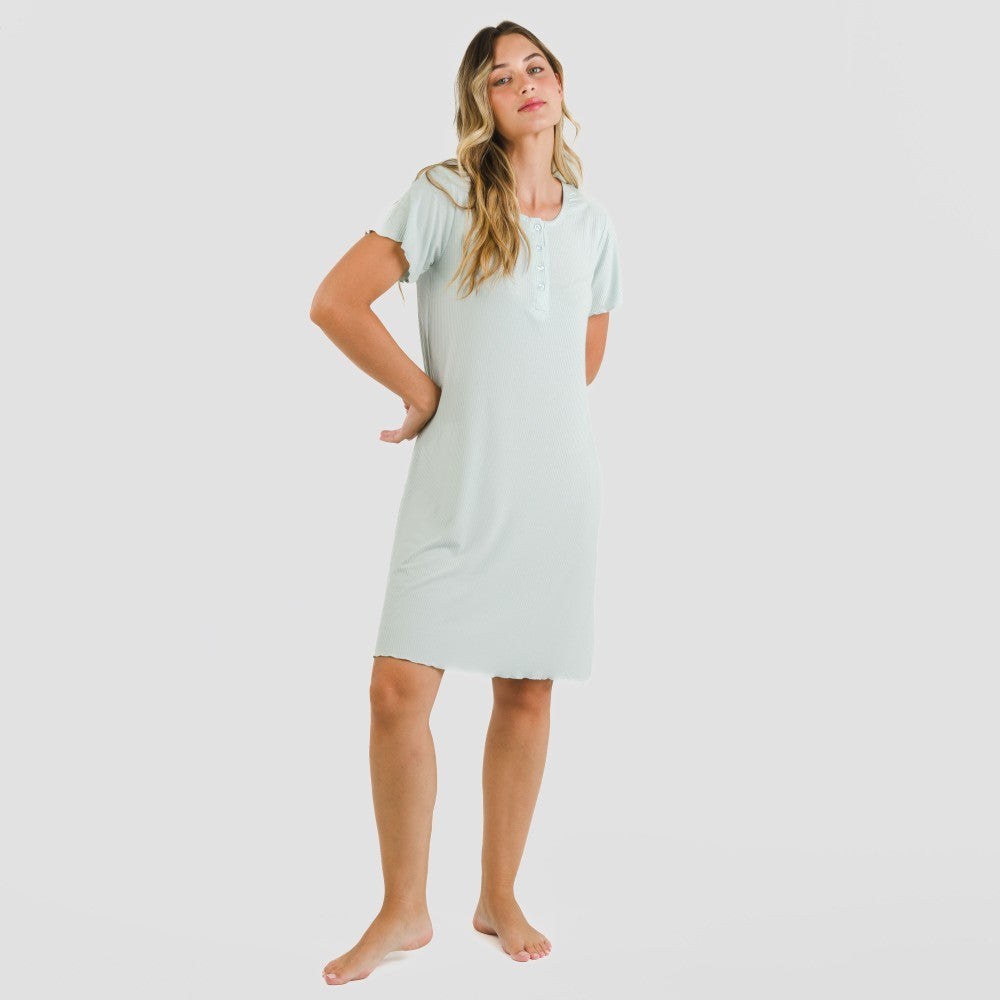 BLUSON A MANICHE CORTE A COSTINE IN VISCOSA TINTA UNITA