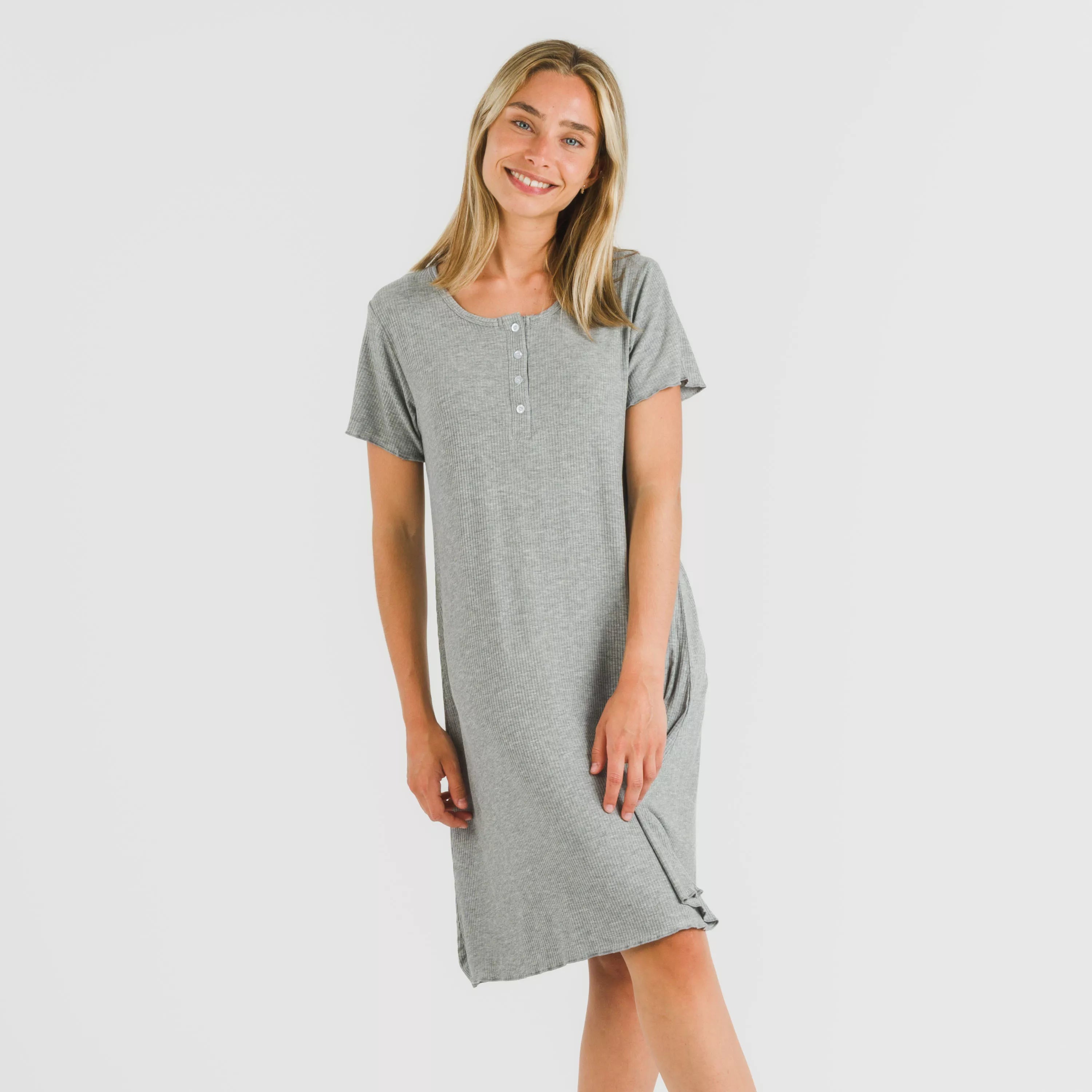 BLUSON A MANICHE CORTE A COSTINE IN VISCOSA TINTA UNITA