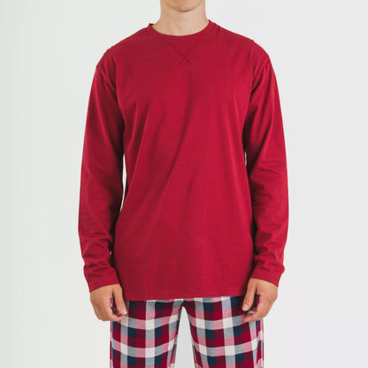 PIGIAMA IN FLANELLA A QUADRI DA UOMO FERNI