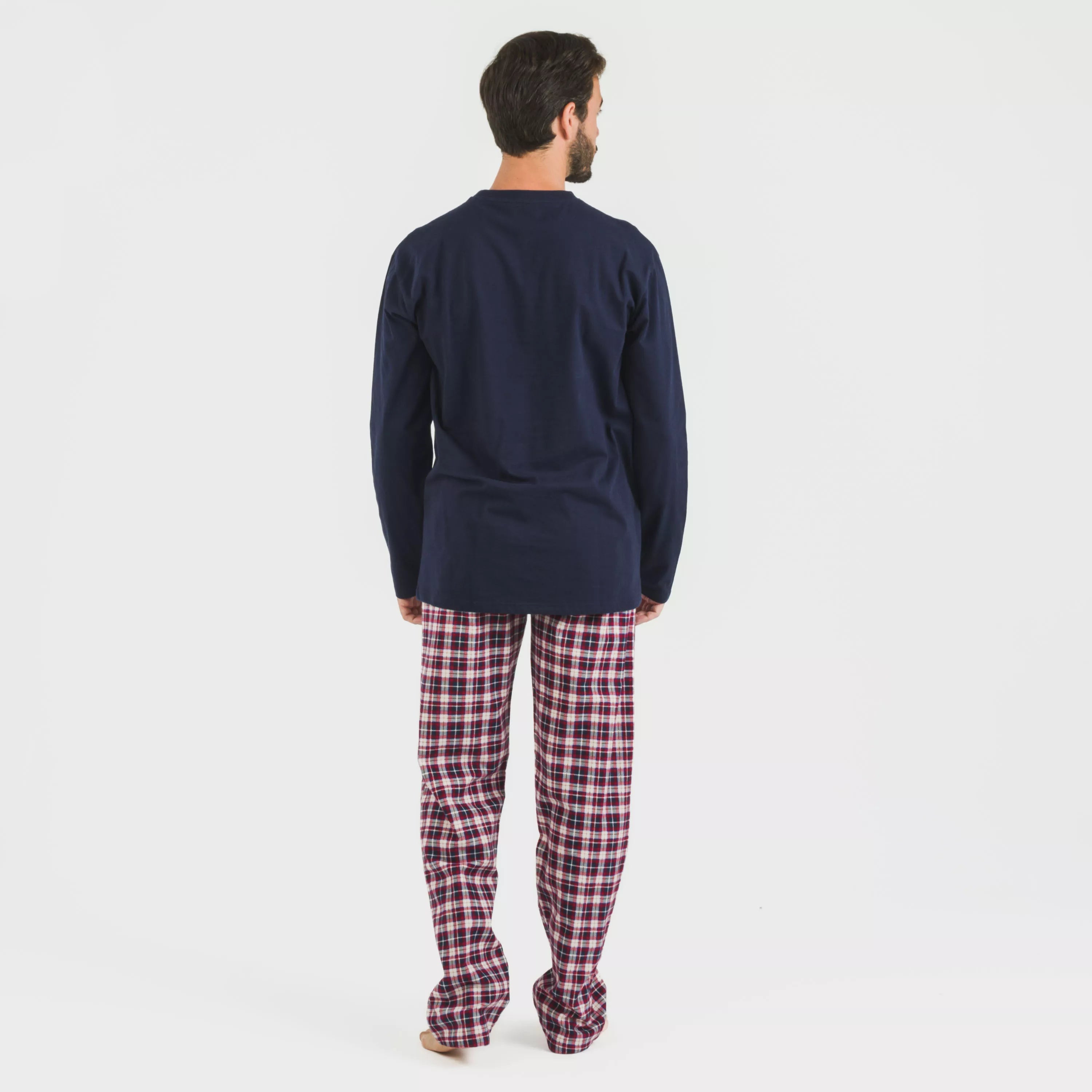PIGIAMA DA UOMO IN FLANELLA A QUADRI SERGIO