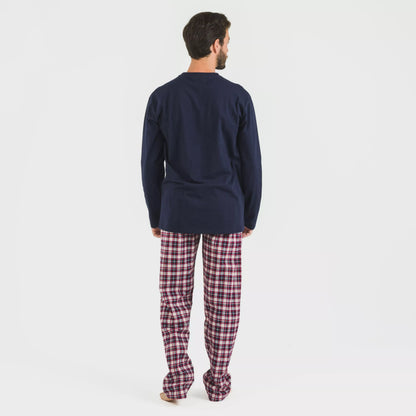PIGIAMA DA UOMO IN FLANELLA A QUADRI SERGIO