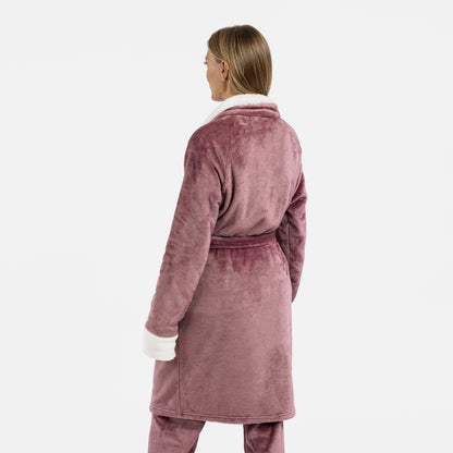 VESTAGLIA IN VELLUTO SHERPA SEMPLICE