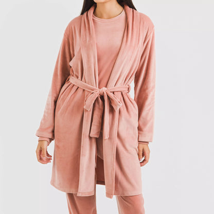 VESTAGLIA IN VELLUTO SEMPLICE